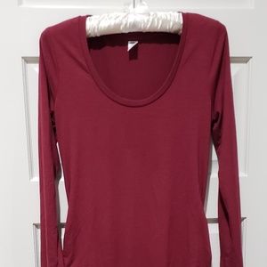 Long sleeve maternity dress